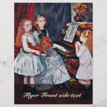Portrait Of The Daughters Of Catulle-Mendes Personalized Flyer