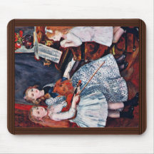 Portrait Of The Daughters Of Catulle-Mendes Mouse Pads