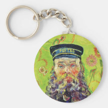 Portrait Postman Joseph Roulin Vincent van Gogh Key Chain