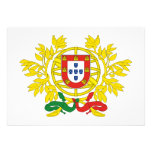Portugal Coat of Arms Custom Invitation