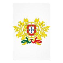 Portugal Coat Of Arms Customized Stationery