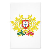 Portugal Coat Of Arms Personalized Stationery