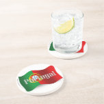 Portugal Waving Flag Coaster
