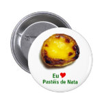 Portuguese custard tart buttons