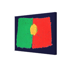 Portuguese Flag Gallery Wrap Canvas