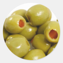 Portuguese green olives sticker