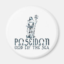 Poseidon Fridge Magnet