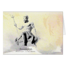 Poseidon Greeting Card