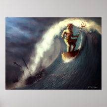 Poseidon's Chariot Posters