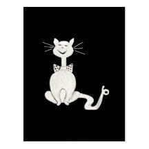 Posh Cat Postcard