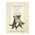 Posh Cats Wedding Announcement