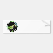Posing Frog Bumper Sticker
