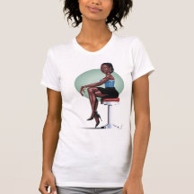 posing lady - Customised Tee Shirts