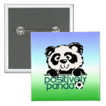 Positively Panda (Soccer) Pinback Buttons