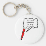 Possessive apostrophe key chain