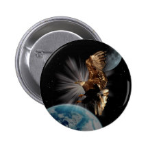 "POSSIBILITIES" Bald Eagle Motivational Gifts Pinback Buttons