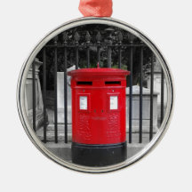 Post Box Christmas Tree Ornament