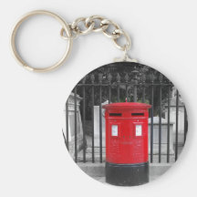 Post Box Key Chain