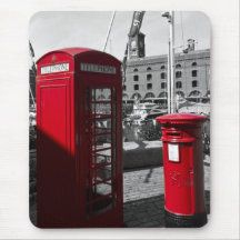 Post Box Phone box Mouse Pad