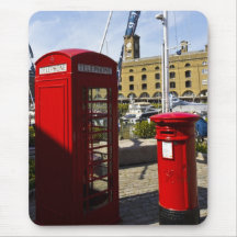 Post Box Phone box Mousemats