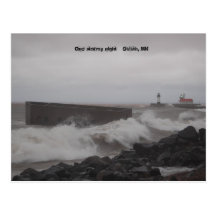 post card2 003, One stormy night    Duluth, MN