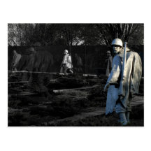Post Card - Korea War Memorial