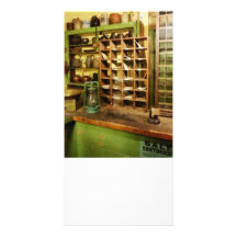 Post Office in General Store Photo Cards