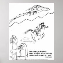 Postage rate increase haiku print