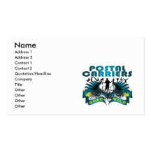 Postal Carriers Gone Wild Business Card Template