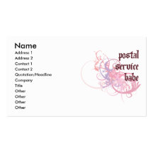 Postal Service Babe Business Card