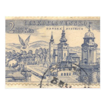 Postcard: Cancelled Czechoslovakian Postage