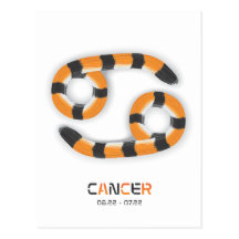 Postcard "Cancer in Tiger's Style" 2.