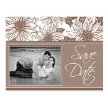 [Postcard] Chocolate Sunflowers Save the Date
