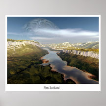 Postcard from New Scotland Poster