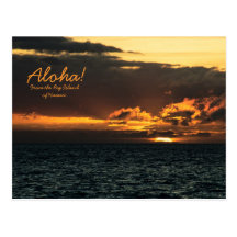 Postcard: Hawaii Sunset