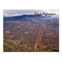 Postcard:  Kabul from above