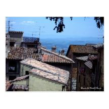 Postcard - Rooftops over San Gimignano