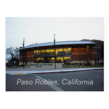 Postcard: Superior Court, Paso Robles, California