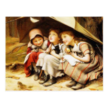 Postcard:  Three Little Kittens