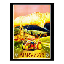 Postcard-VIntage Travel-Abruzzo