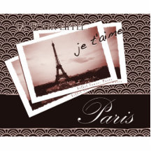 Postcards from Paris Photo Sculpture