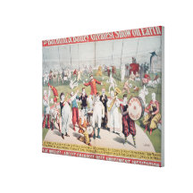 Poster advertising the Barnum Stretched Canvas Prints