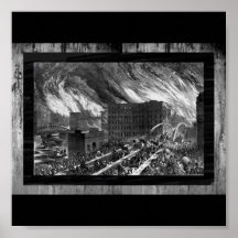 Poster-Great Chicago Fire-The Fire