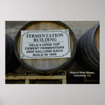 Poster: Historic Rotta Winery in Templeton, CA