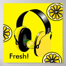 Poster-Love the Arts-Fresh Squeezed