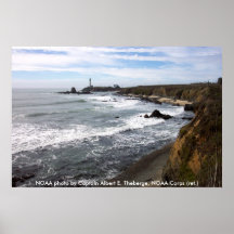 Poster / Pidgeon Point Lighthouse / Half Moon Bay