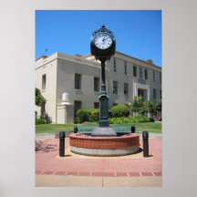 Poster: San Luis Obispo Courthouse Clock