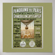 Poster-Vintage Art-Hot Air Balloons 4