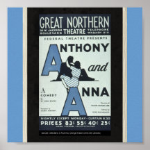 Poster-WPA Chicago-Anthony and Anna