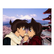 Postkarte Conan & Ran